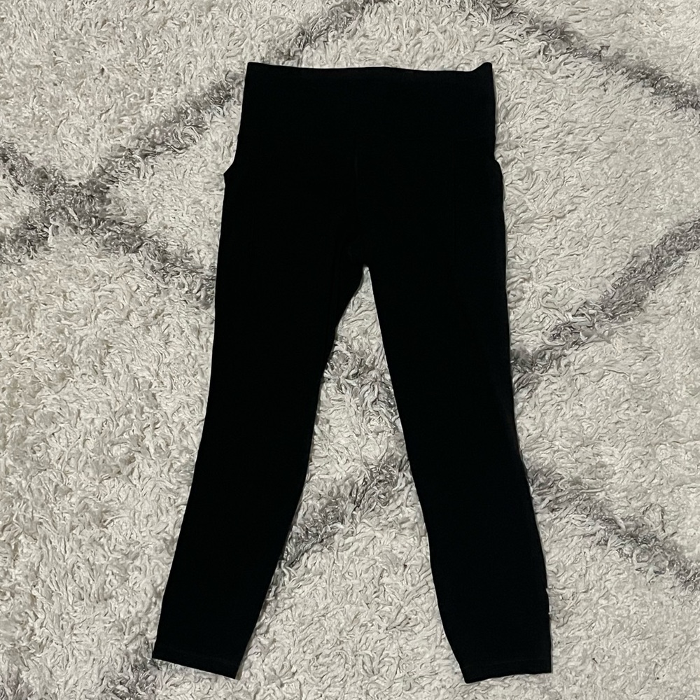 Athleta Salutation Stash Cinch 7/8 Tight Leggings in Black Size M